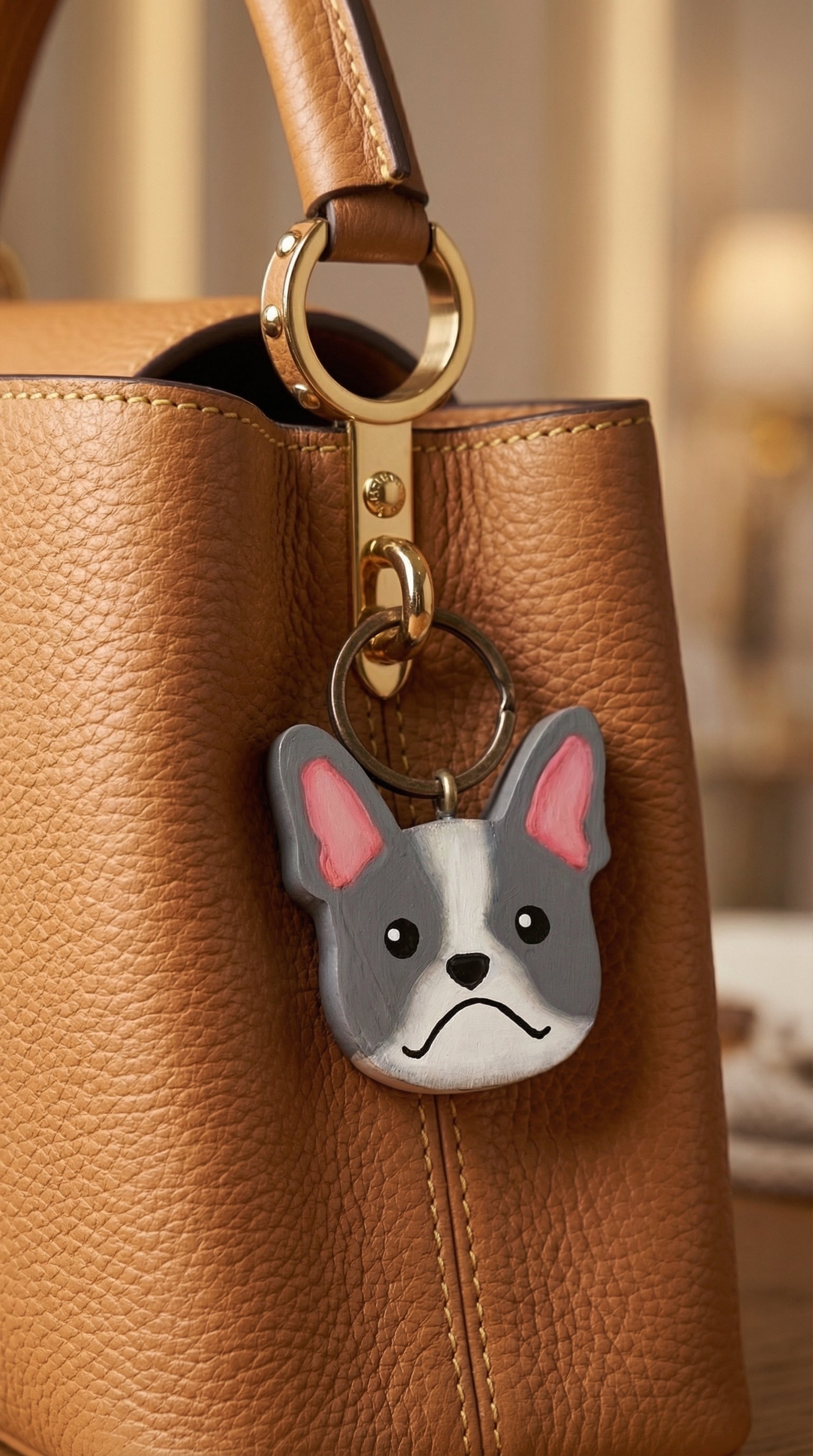 Caritas de Perro — Llavero/Collar
