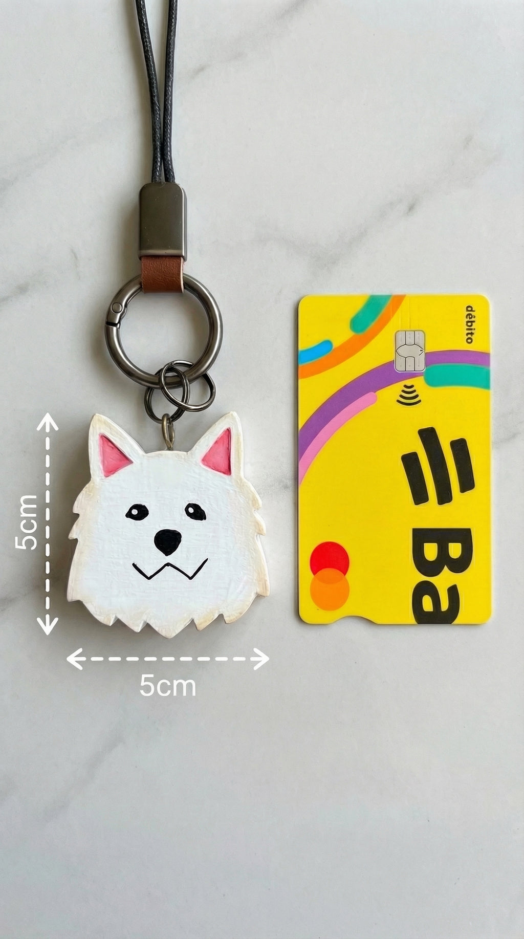 Caritas de Perro — Llavero/Collar